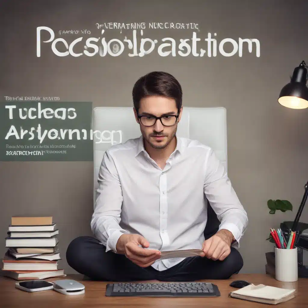 Overcoming Procrastination: Techniques for Improving Productivity and Task Completion